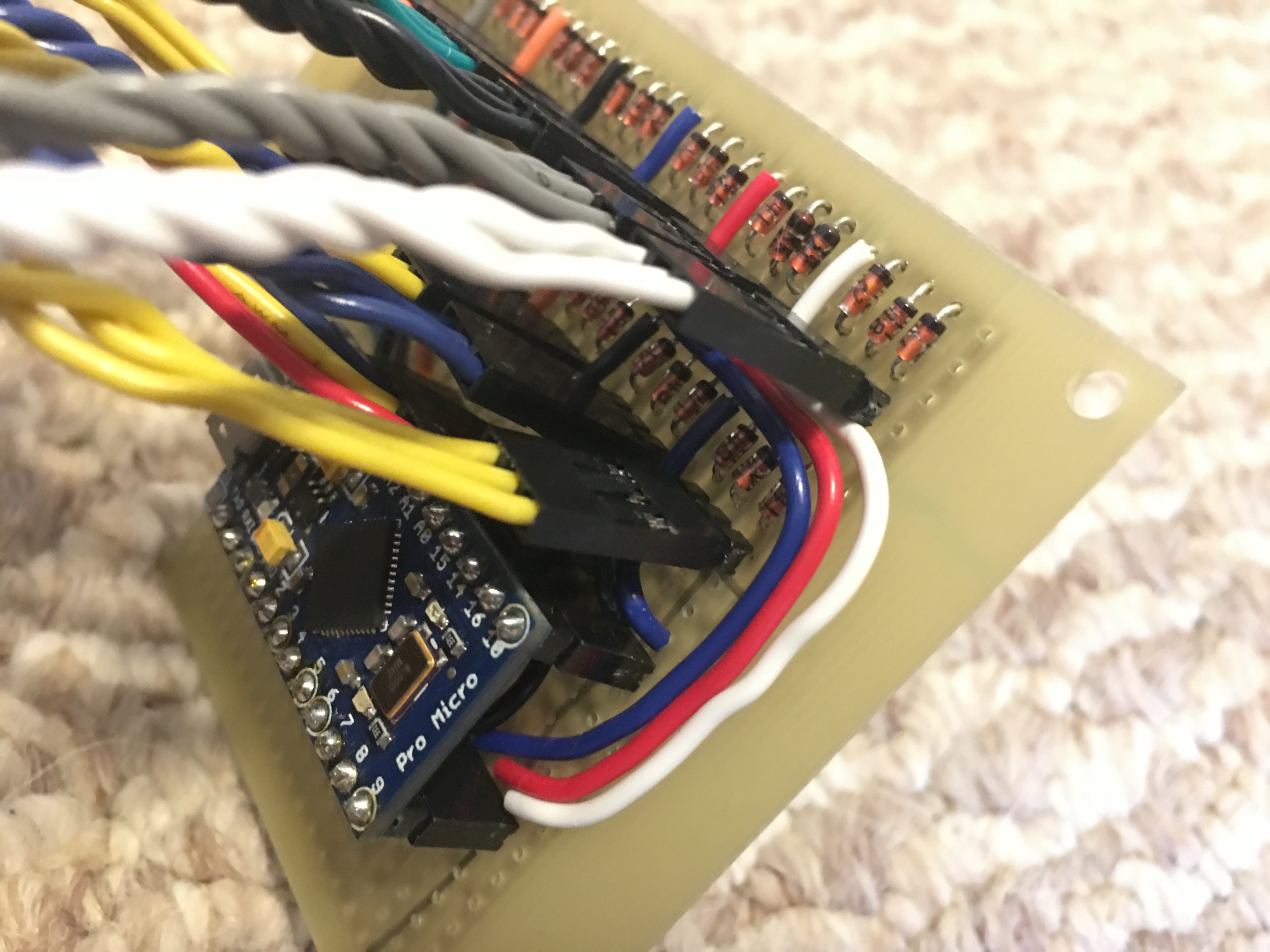 A closer look at the wiring of the controller board